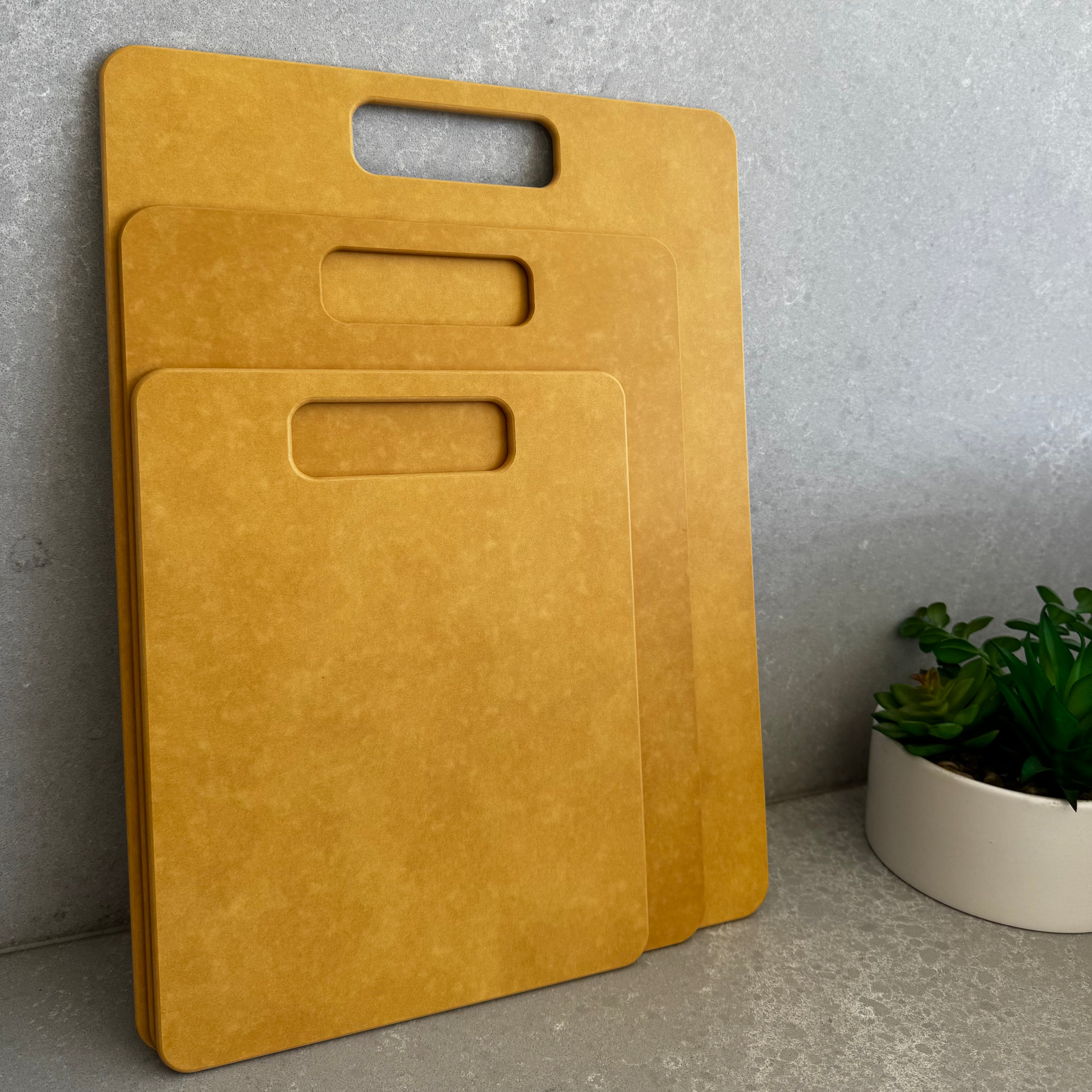 Pine Wood Fibre Chopping Board Set - 3